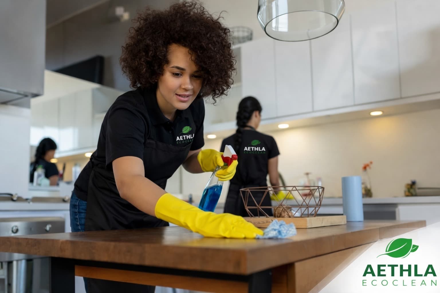 Cleaning supplies background